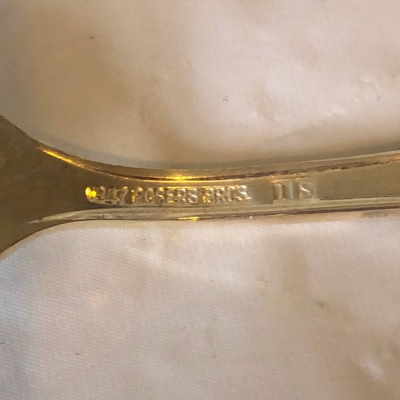 Child’s plate & flatware circa 1950; My own plate by international silver MIB - Picture 5 of 9